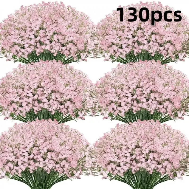 Baby Breath Dried - Buket Bunga Gypsophila Buatan 130 Tangkai