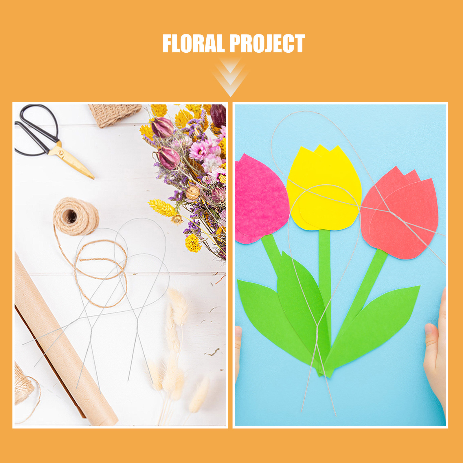 250 Buah Kawat Bunga Mawar Bua - Florist Wreath Supply ulasan dan harga