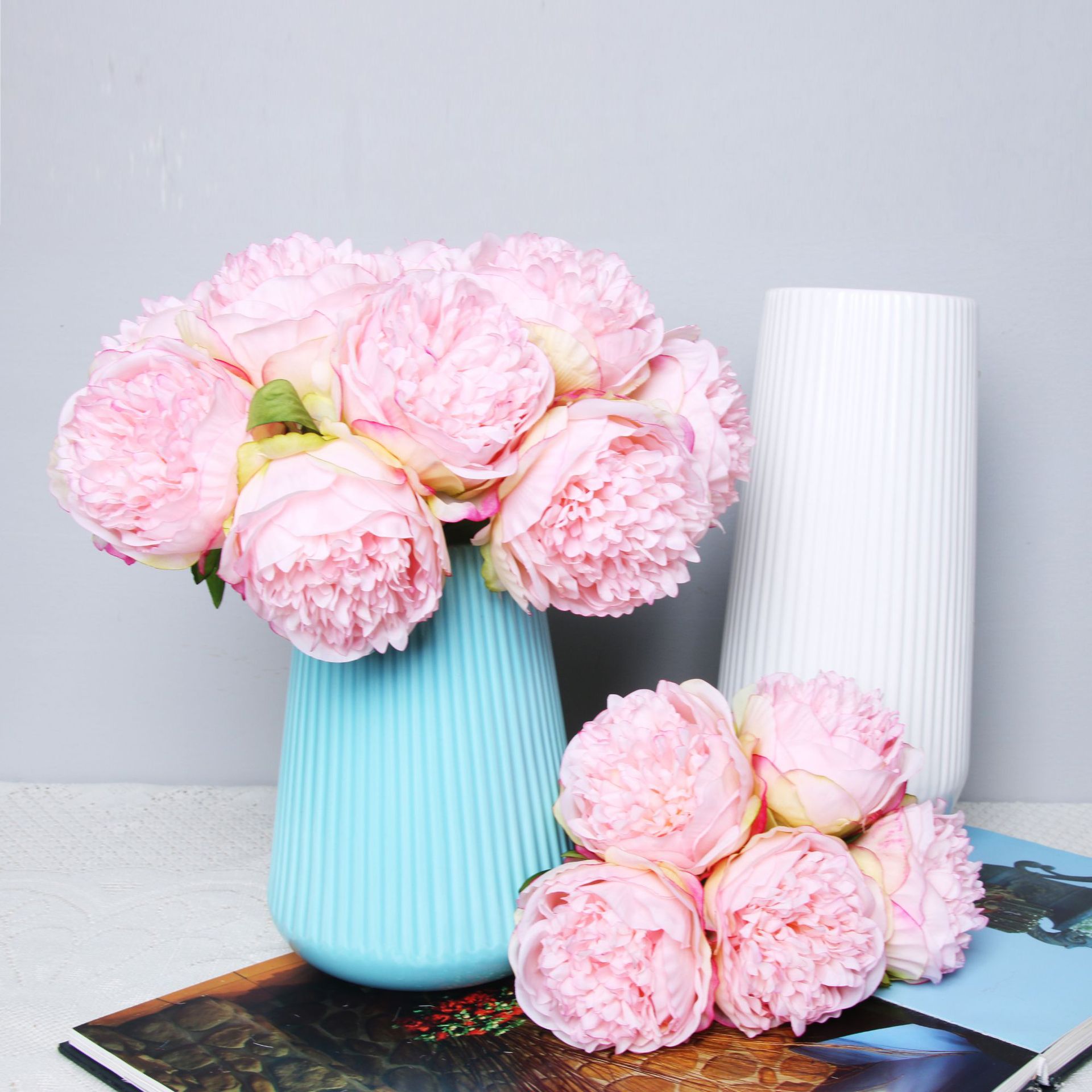 5Big Kepala 11 Cm Diameter Ros - Baby Breath Dried ulasan dan harga
