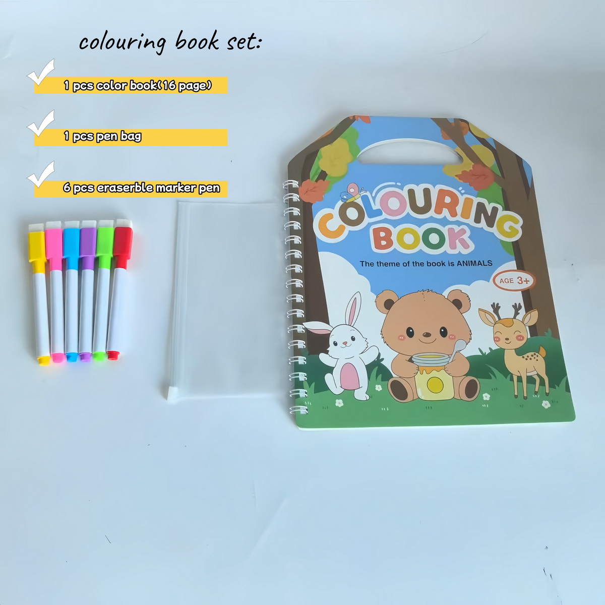 1Set 16 Halaman Buku Warna 1 B - Copic Marker Sketch ulasan dan harga