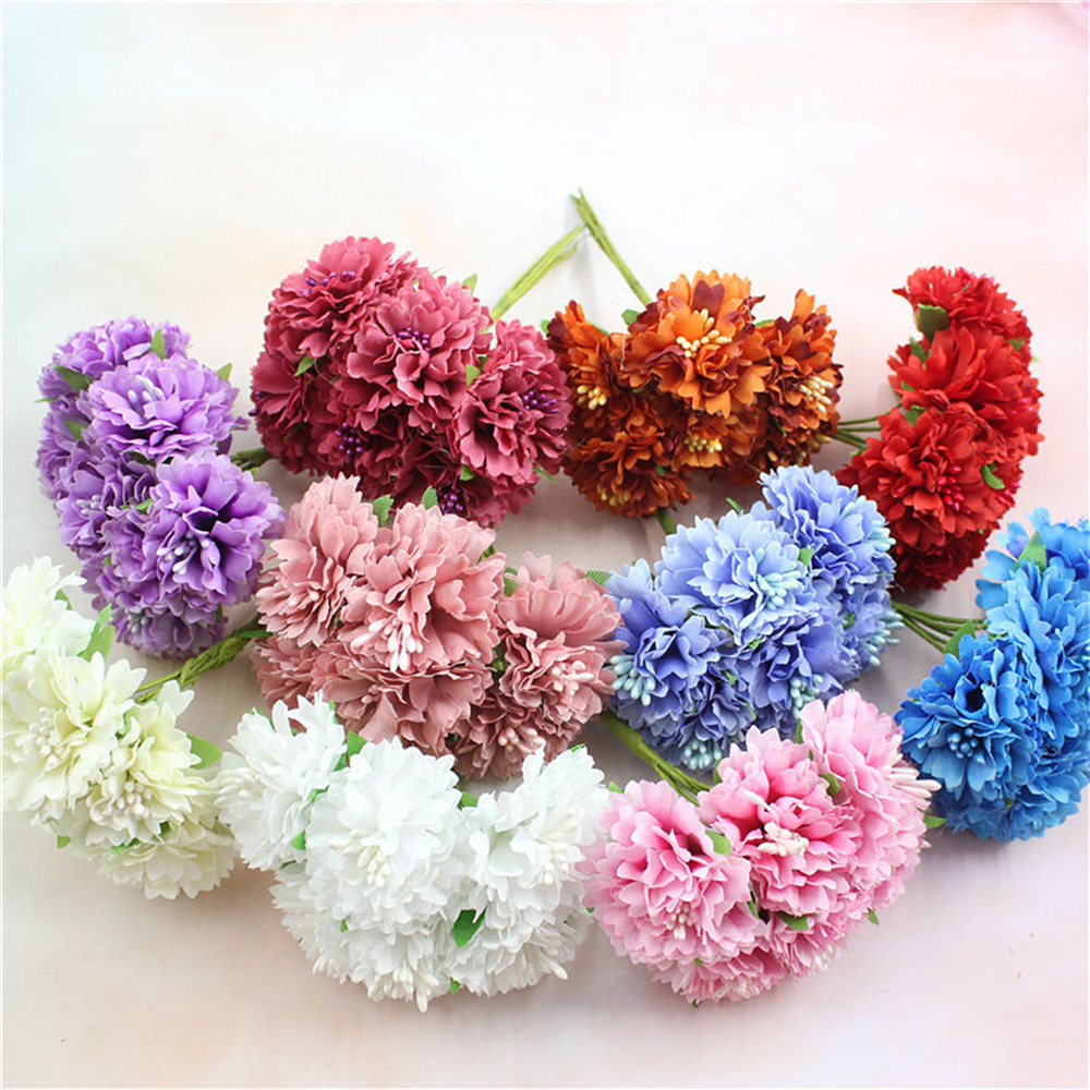 18 buah buket bunga buatan ben - Baby Breath Dried ulasan dan harga