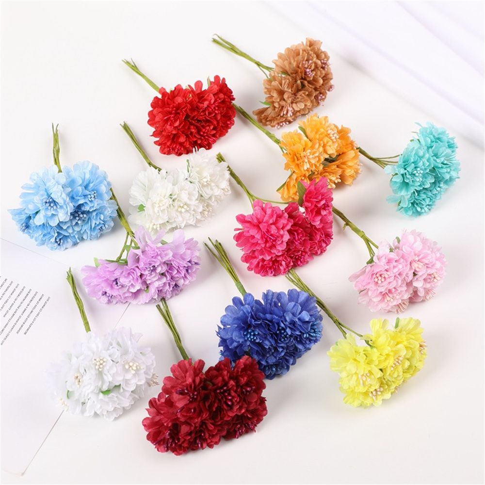 18 buah buket bunga buatan ben - Baby Breath Dried ulasan dan harga