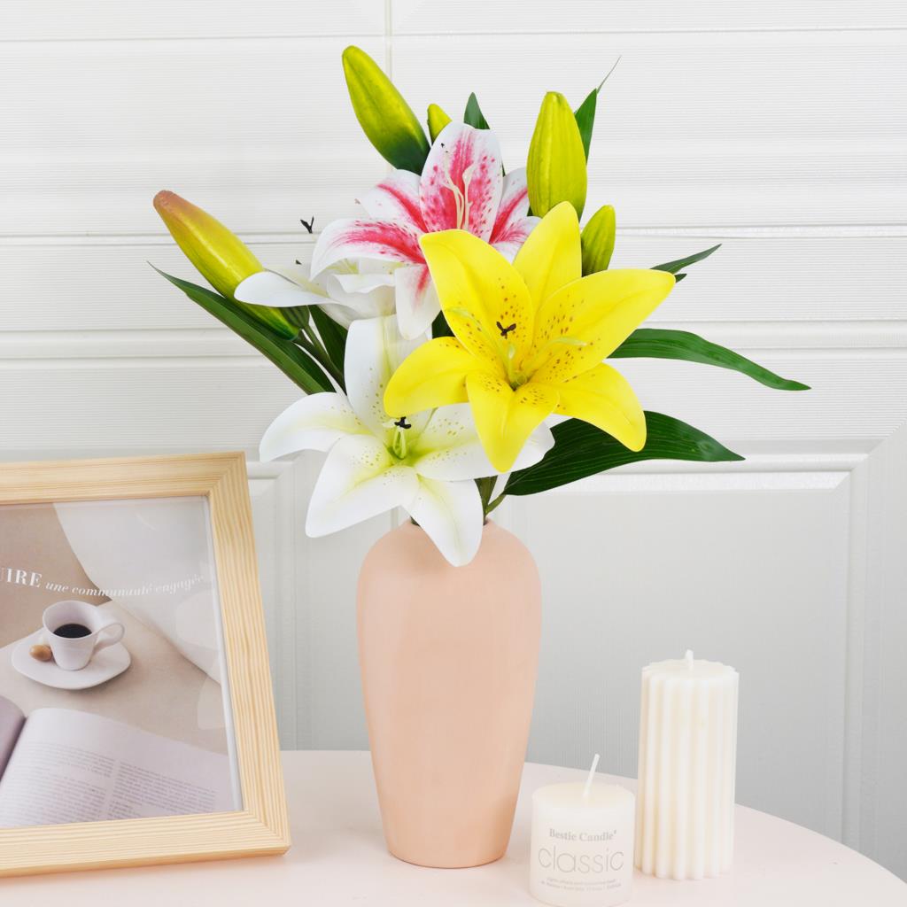 Buket bunga lili palsu buatan  - Baby Breath Dried ulasan dan harga