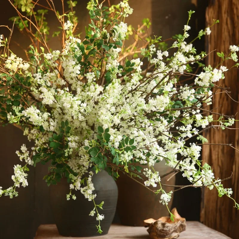 Bunga buatan 100cm salju Dedal - Baby Breath Dried ulasan dan harga