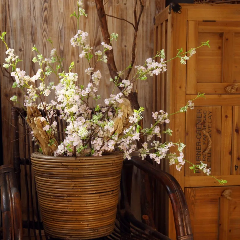 Bunga buatan 100cm salju Dedal - Baby Breath Dried ulasan dan harga